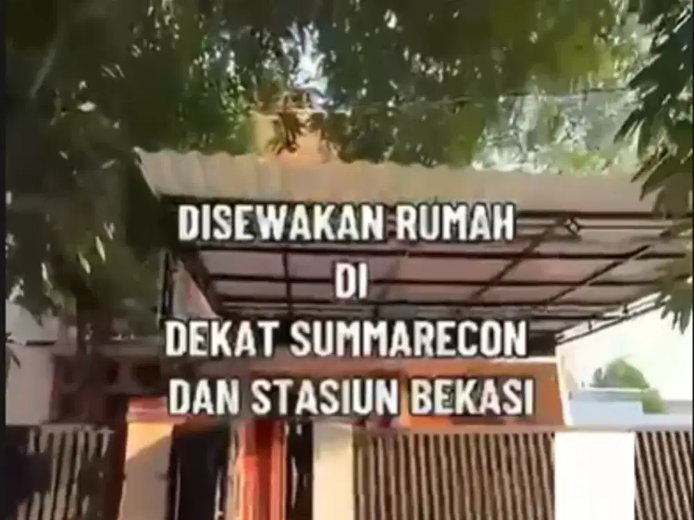 DISEWAKAN RUMAH BINTANG METROPOL – BEKASI (018)