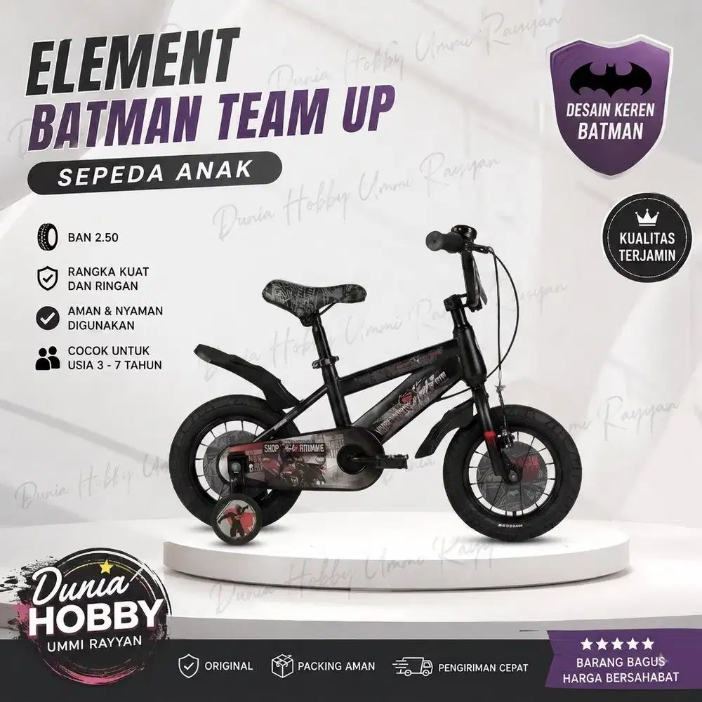 DUNIA HOBBY - Element kids Batman Vs Superman || 3 - 7 Tahun