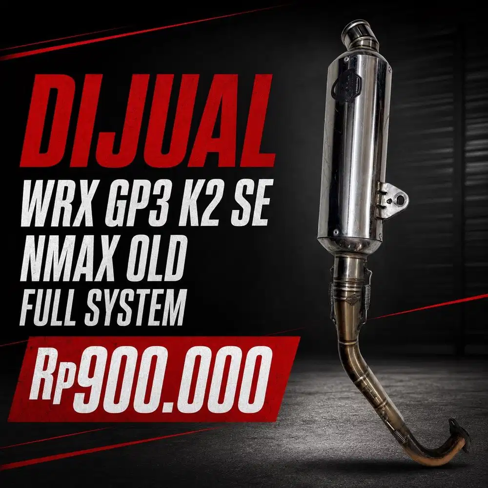 Knalpot WRX GP3 K2 SE NMAX Old Full System