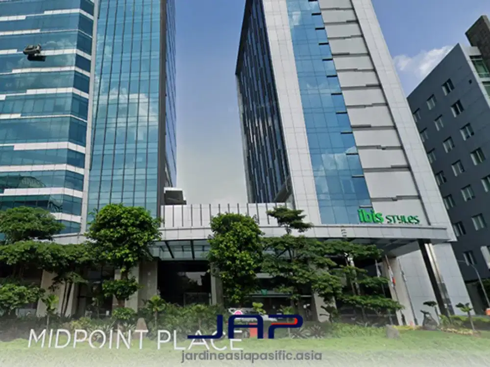 Kantor di Midpoint Place Luas 307.38 sqm Furnished Area Jakarta Pusat