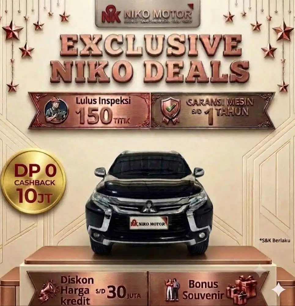 (ANTIK KM53RB) PAJERO DAKAR ULTIMATE 2019 AT :2018|2020