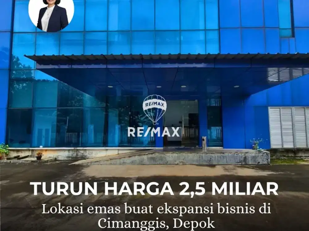 DIJUAL CEPAT BANGUNAN KOMERSIAL BEKAS PABRIK PERCETAKAN DI HARJAMUKTI DEPOK