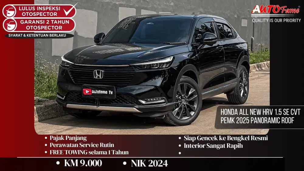 KM9RB Honda All New HRV 1.5 SE CVT NIK 2023 Panoramic Roof Meteoroid
