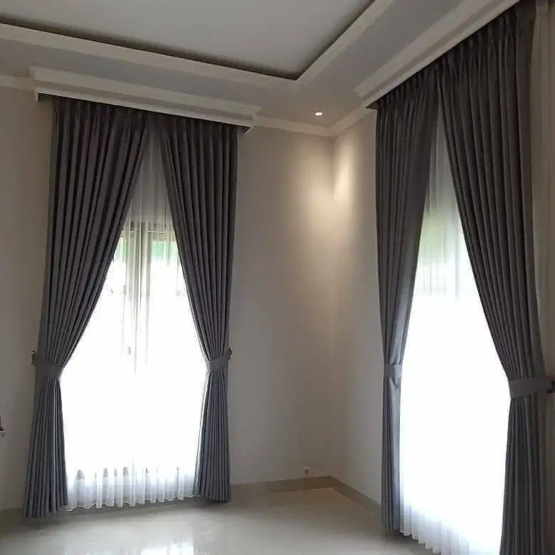 Jasa Pasang Gorden Custom Wallpaper Dinding 3D Gordyn Hordeng Korden