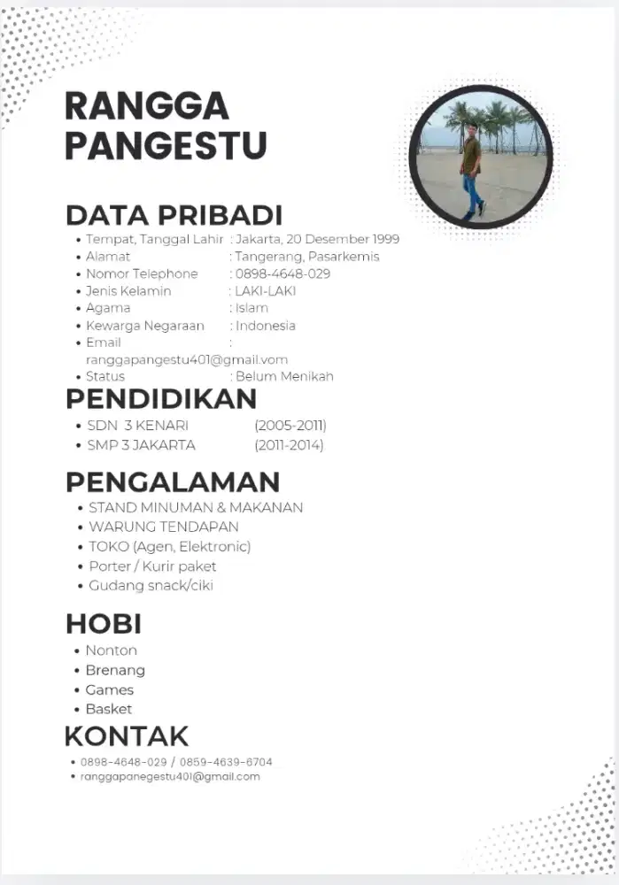 CARI LOKER ADA MESS