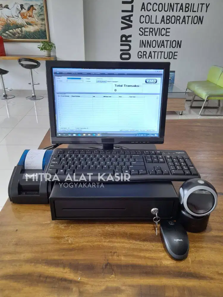 Komputer Kasir untuk Toko, Minimarket & Warung Sembako, Lengkap