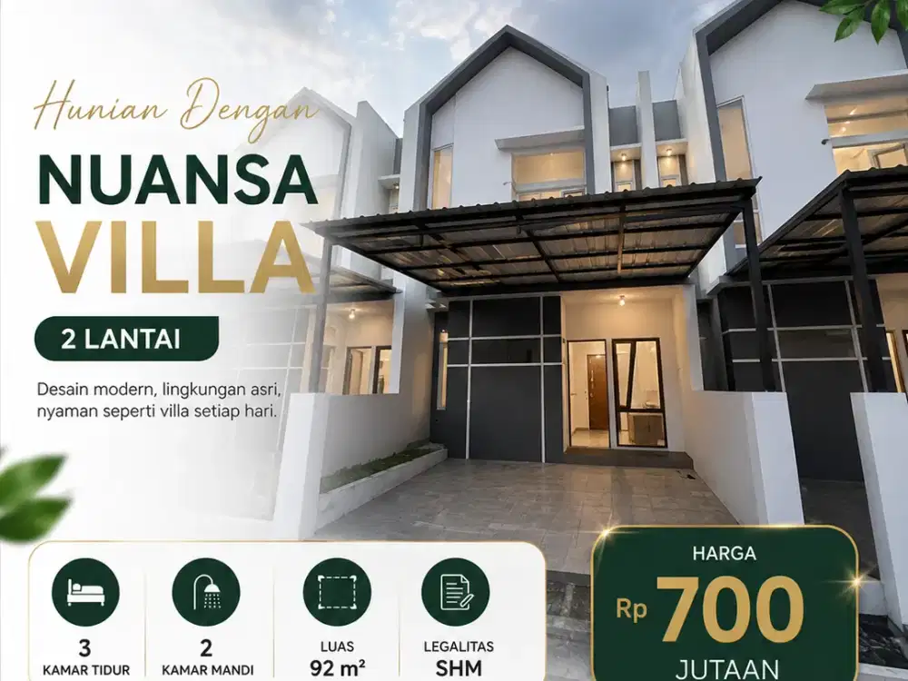 Investasi Rumah di Kota Batu Rp700 Jutaan | 2 Lantai & SHM