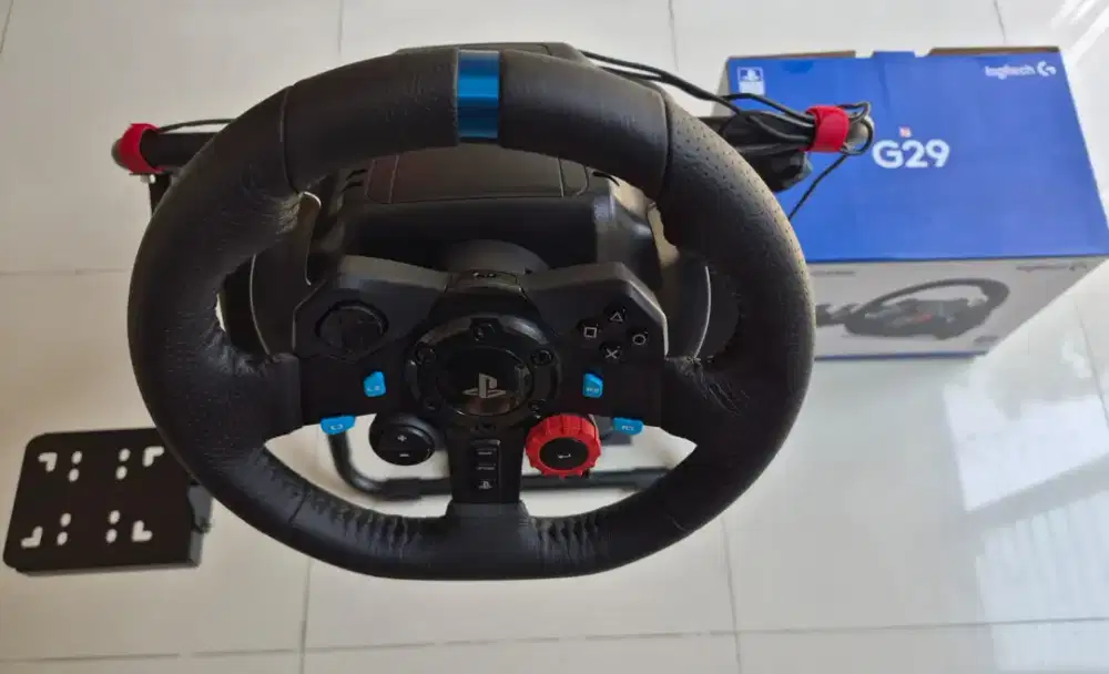 Steering Wheel Logitech G29 plus dudukan wheel PXN A9 second mulus