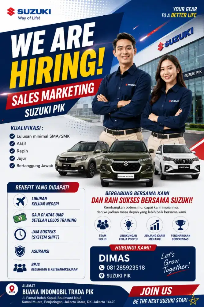 Lowongan kerja sales mobil