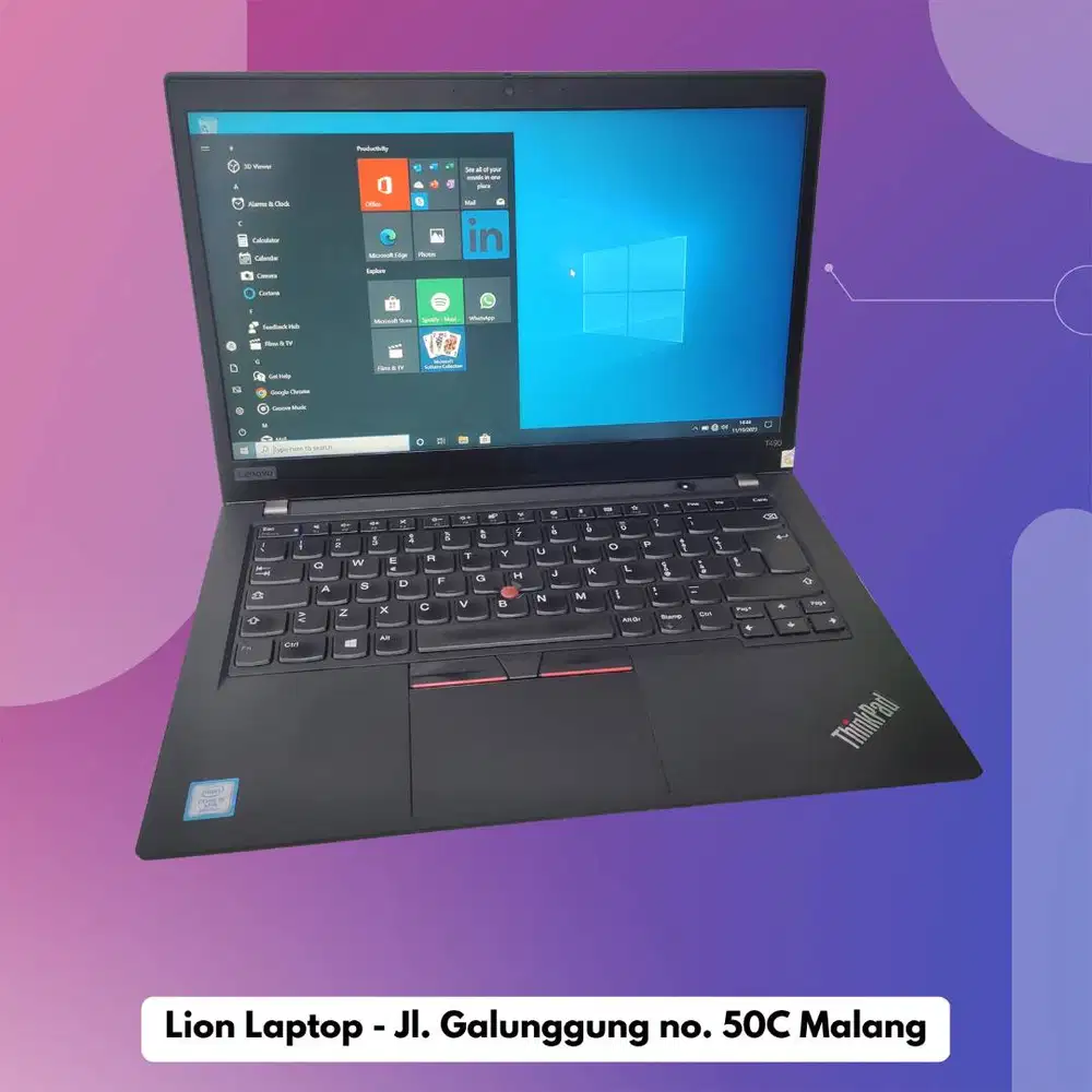 RAM 16GB i5 Gen 8 SSD 256GB Lenovo Thinkpad T490 [12|08]