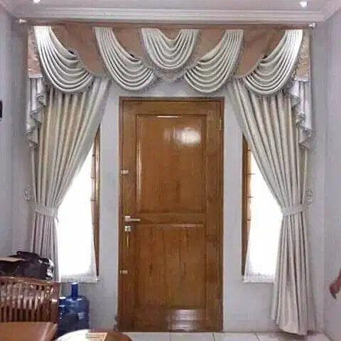 Jual Gorden Jendela & Pintu Gordyn Model Terbaru Wallpaper Dinding 3D