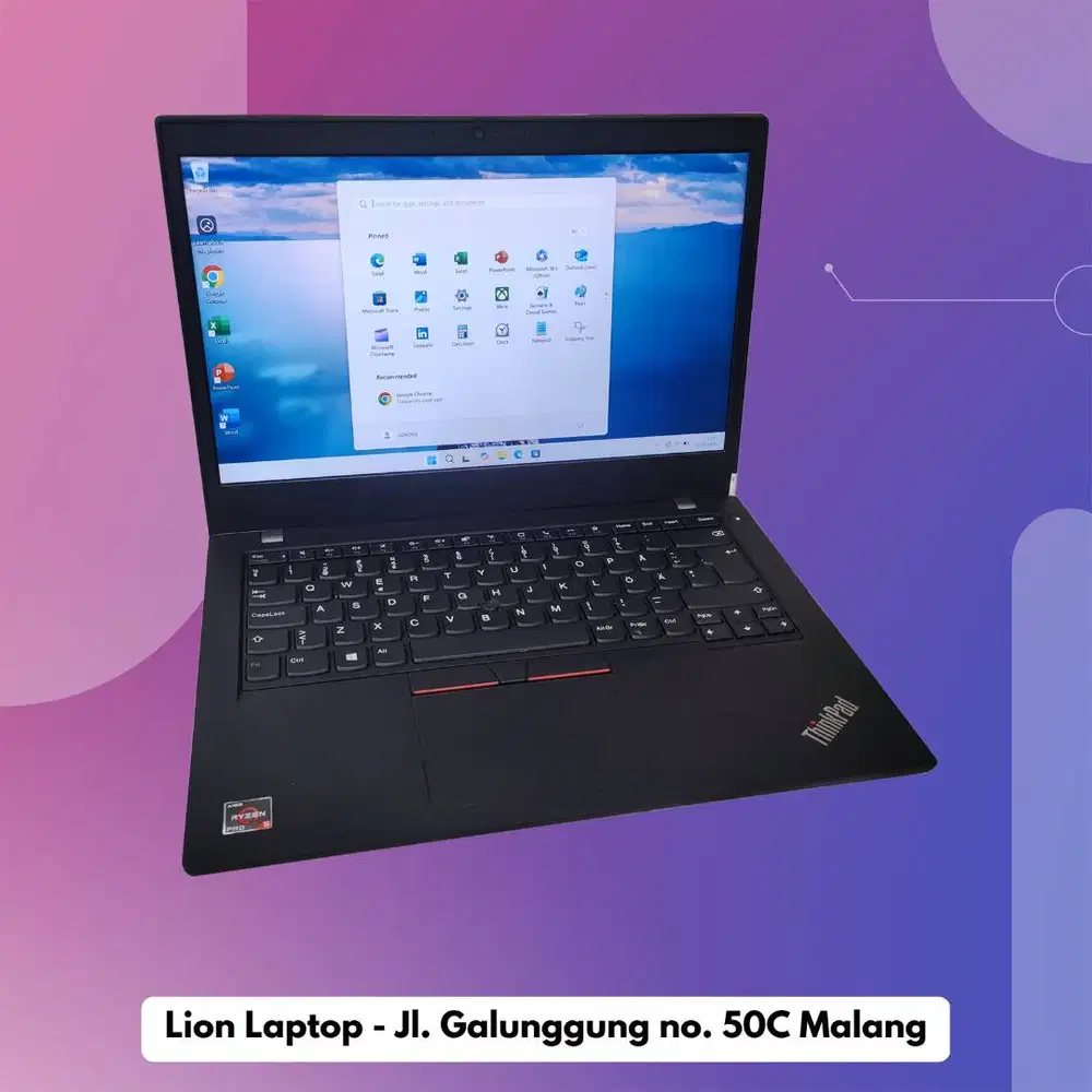 Gaming/Editing AMD Ryzen 5 PRO 8/256 MULUS Lenovo Thinkpad L14 Gen 1[1