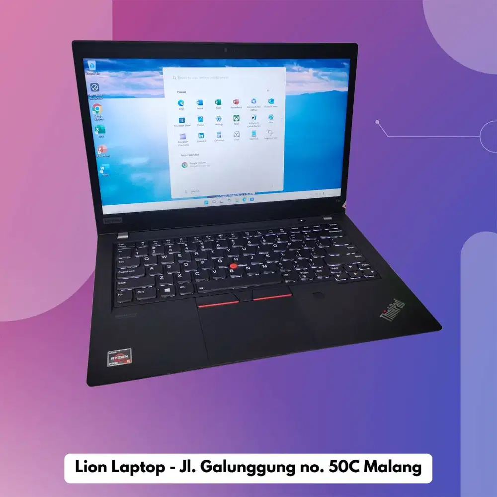 RAM 16GB AMD Ryzen 5 PRO SSD 256GB Lenovo Thinkpad T14 [12|08]