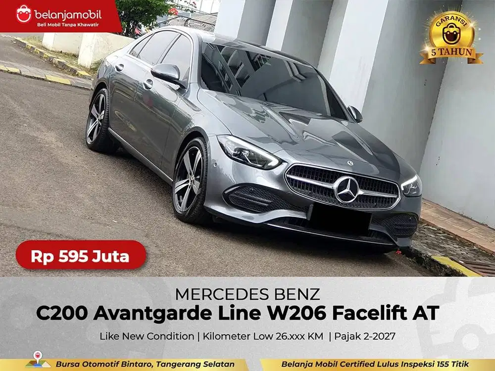 [LOW KM 26RB] Mercedes Benz Mercy C 200 C200 Avantgarde W206 2022/2023