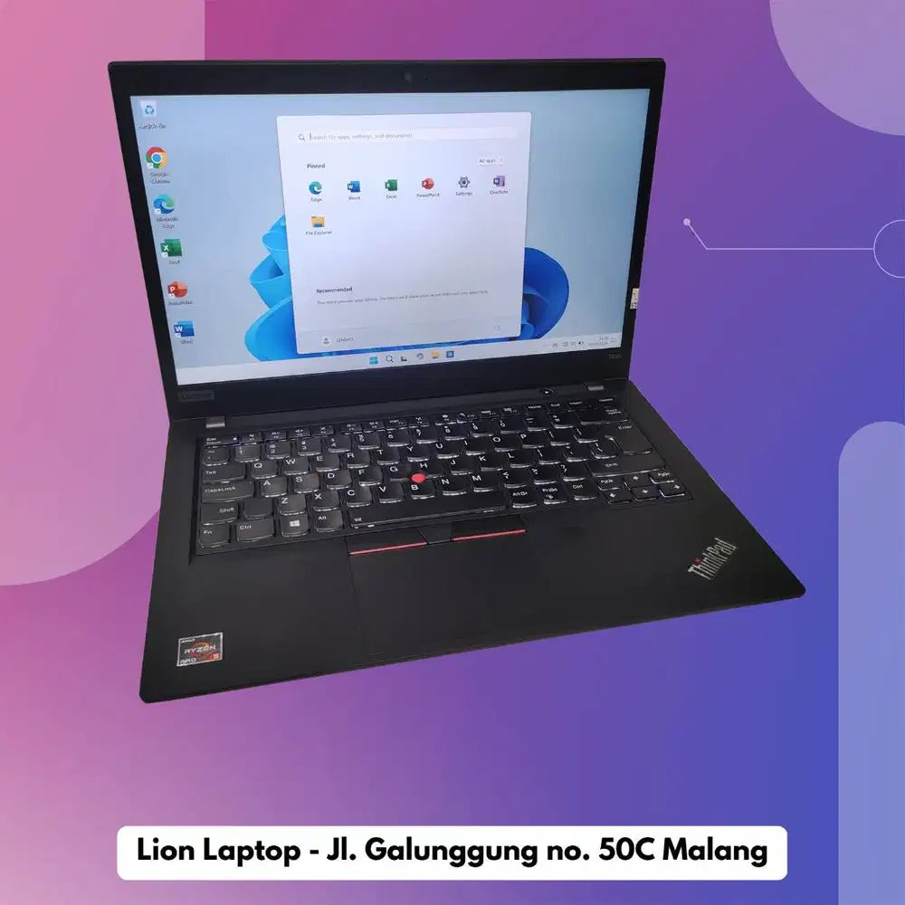 RAM 16GB AMD Ryzen 5 PRO VGA 2GB Lenovo Thinkpad T495 [12|08]