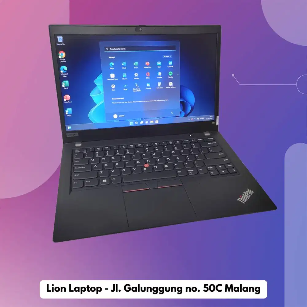 RAM 16GB Core i5 Gen 10 SSD 256GB Lenovo Thinkpad T14 gen 1 [12|08]