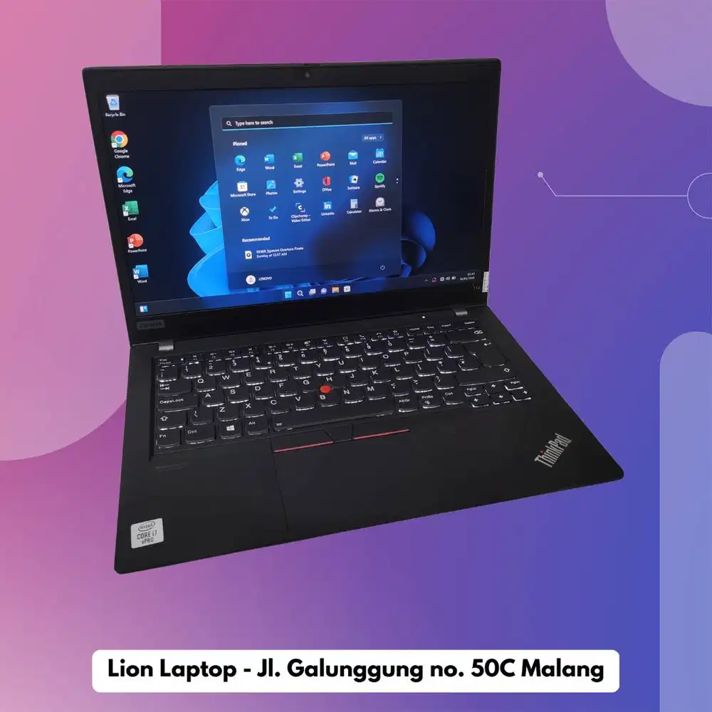 RAM 16GB i7 Gen 10 SSD 256GB Lenovo Thinkpad T14 gen 1 [12|08]