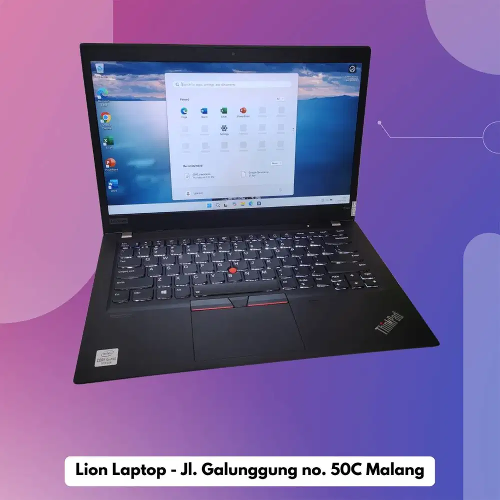 RAM 16GB Slim Core i5 Gen 10 SSD 256GB Lenovo Thinkpad T14s [12|08]