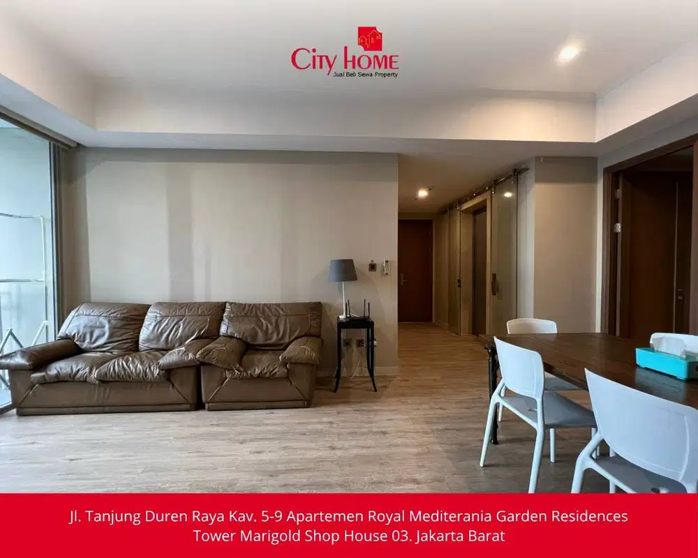 Sewa Apartemen Tipe 3+1 BR Furnished di Taman Anggrek Residences