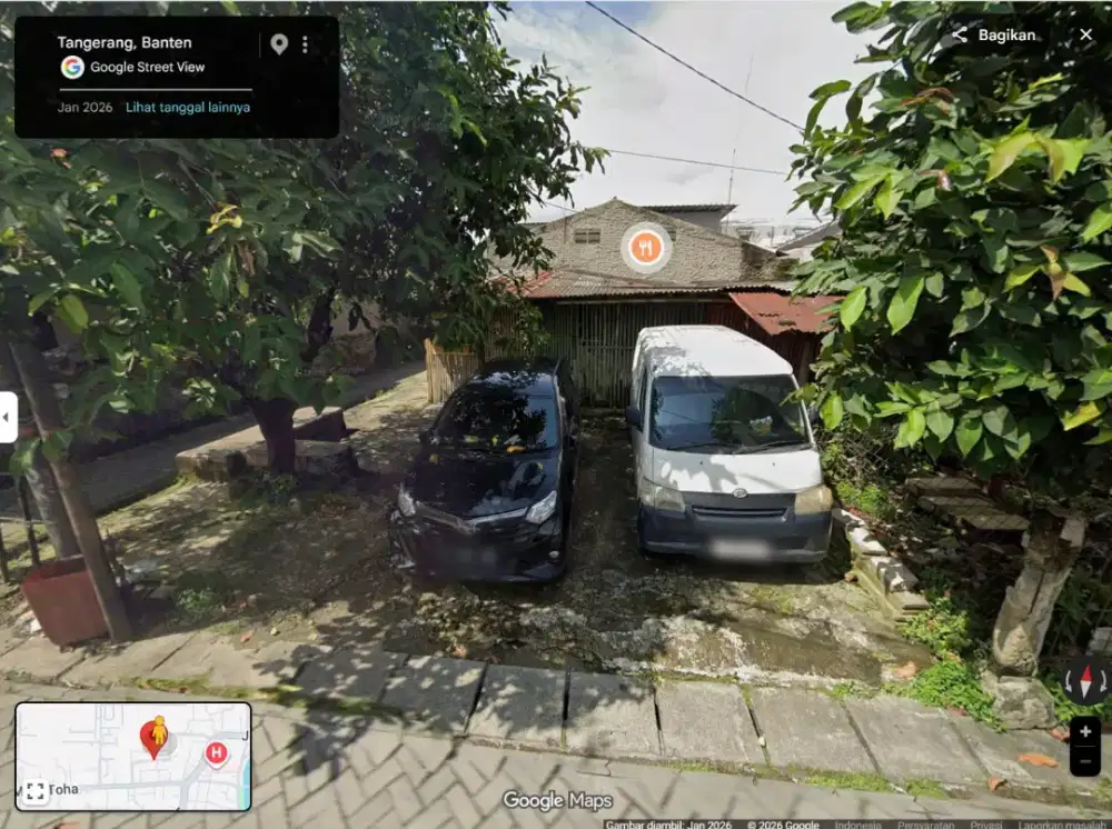 DIJUAL RUMAH DI PASAR BARU, KOTA TANGERANG