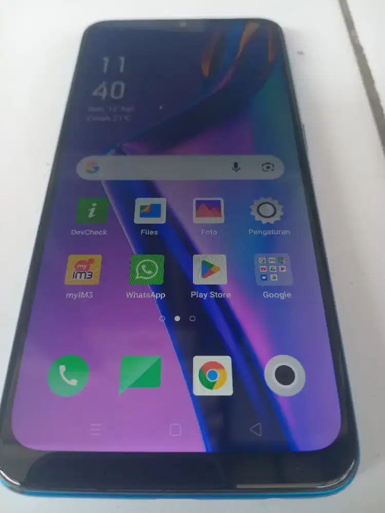Oppo A 12 warna Biru