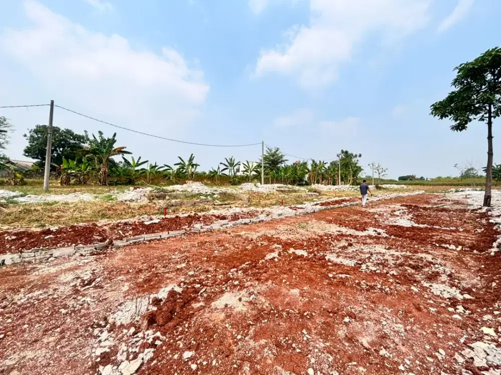 Akses Strategis, Tanah Kavling 1 Juta-an 15 Menit ke Stasiun Citayam