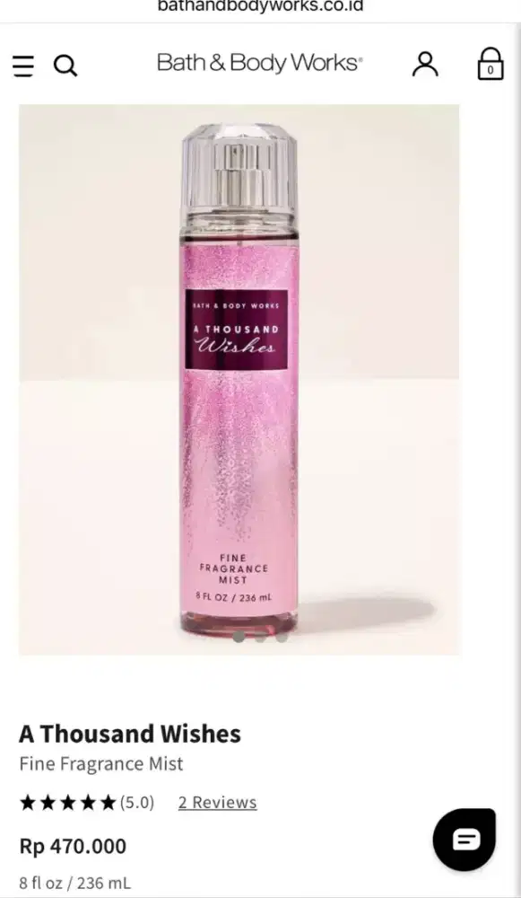 A thousand wishes fine fragrance mist