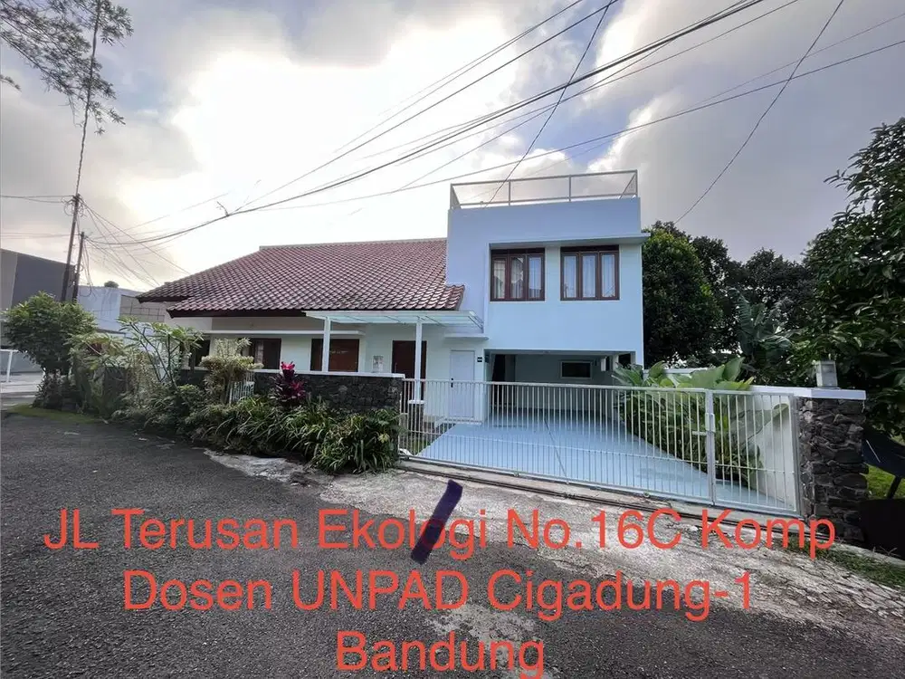 Rumah di Lokasi strategis, aman, udara segar & tenang di Bandung Utara