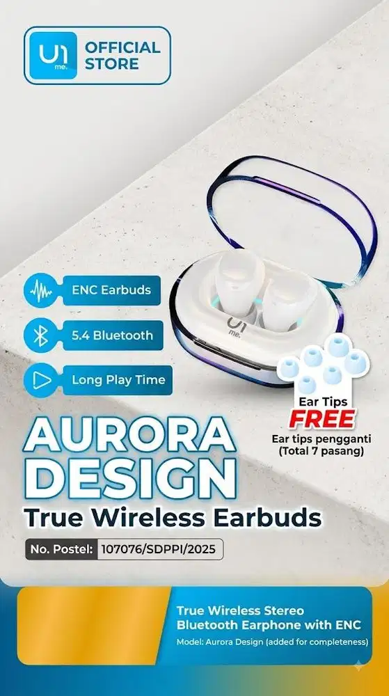 earphone u1me te02