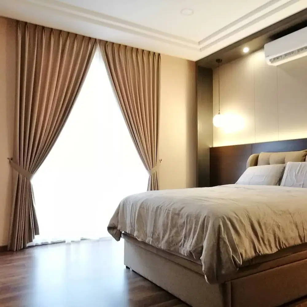 Menerima Pemasangan Gorden Wallpaper Dinding 3D Gordyn Hordeng Korden