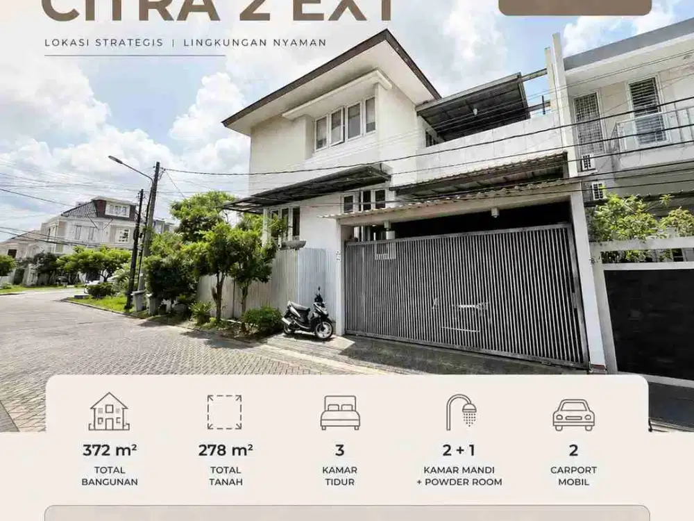 Citra 2 Ext Luas 278m² Full Furnished