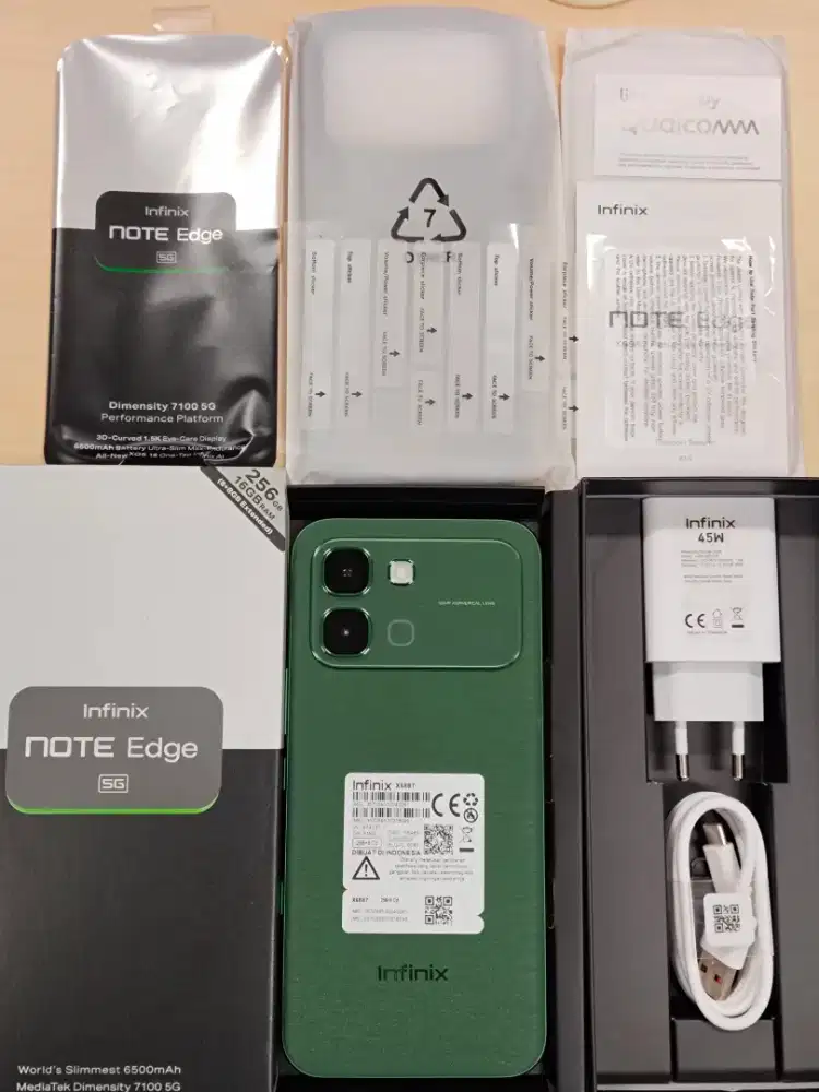 Infinix Note edge 5G+ ram 8/256 baru buka segel box masih baru