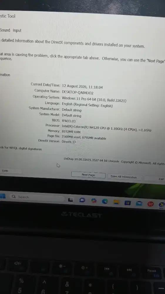 Teclast f7 plus