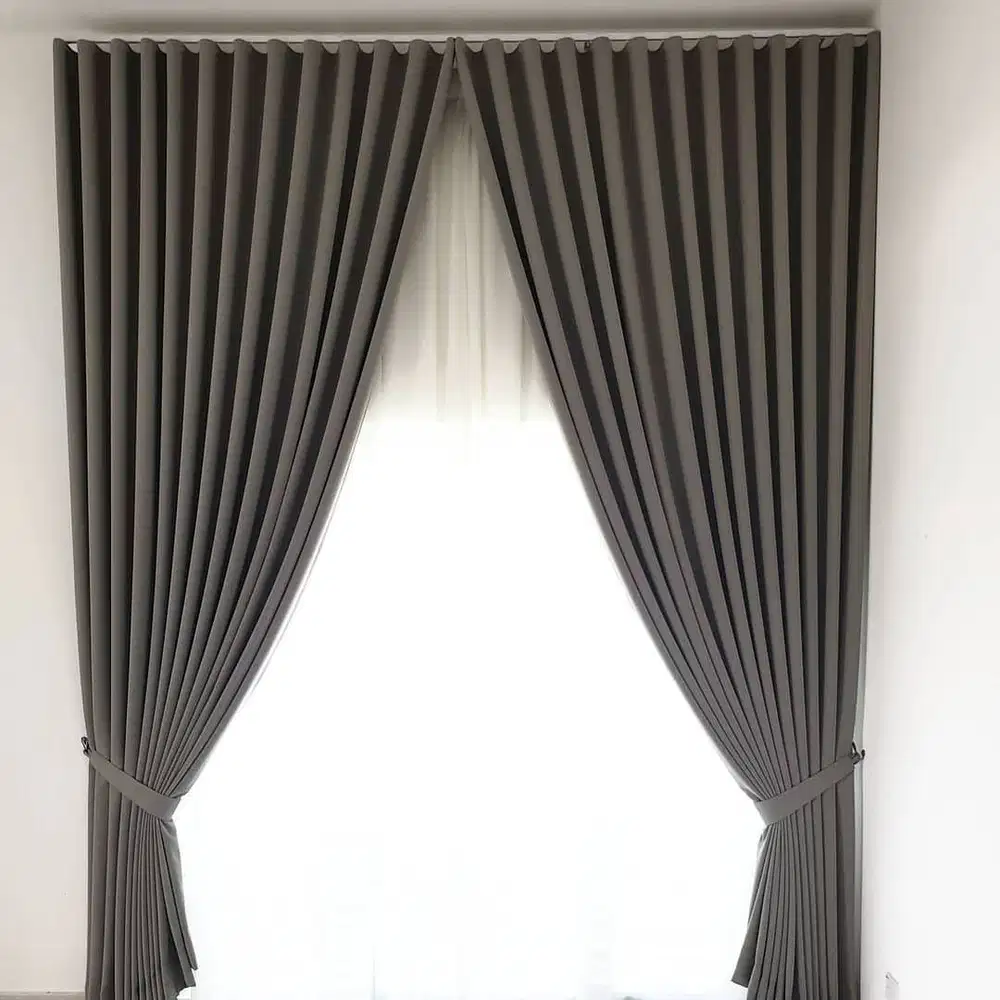 Gorden Vertikal/Vertical Blinds Roll/Roller Krey Wallpaper Dinding 3D