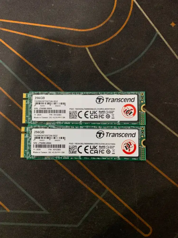 SSD NVME TRNASCEND 256GB NO BOX