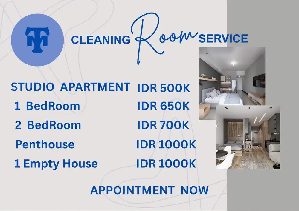 Bersih-bersih kos,apartement,rumah