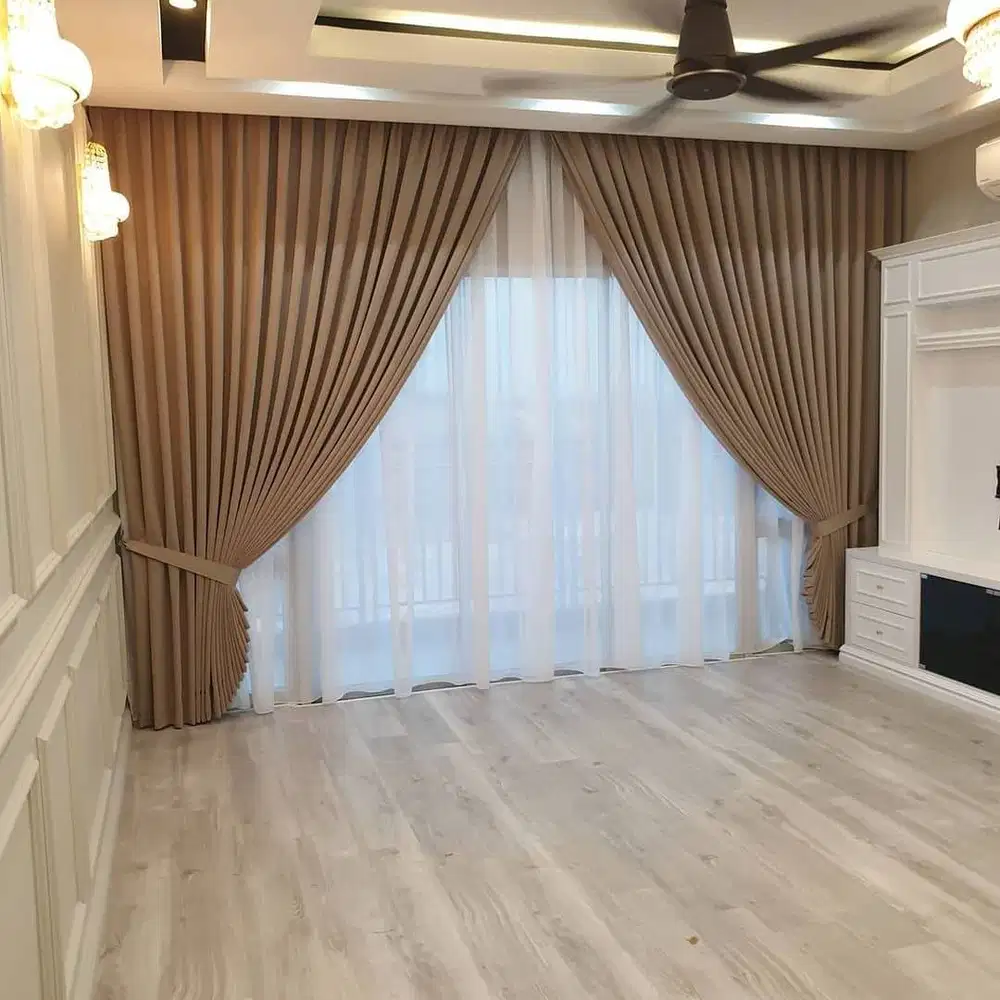 Jual Gorden Jendela & Pintu Gordyn Model Terbaru Wallpaper Dinding 3D