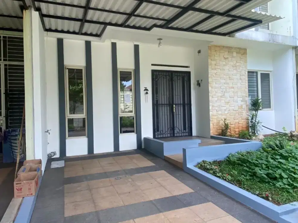 DIJUAL RUMAH RAPIH TERAWAT CAT ULANG 4 KAMAR @NEW JASMINE GADING SERPONG LEBAR 8 X 15 meter