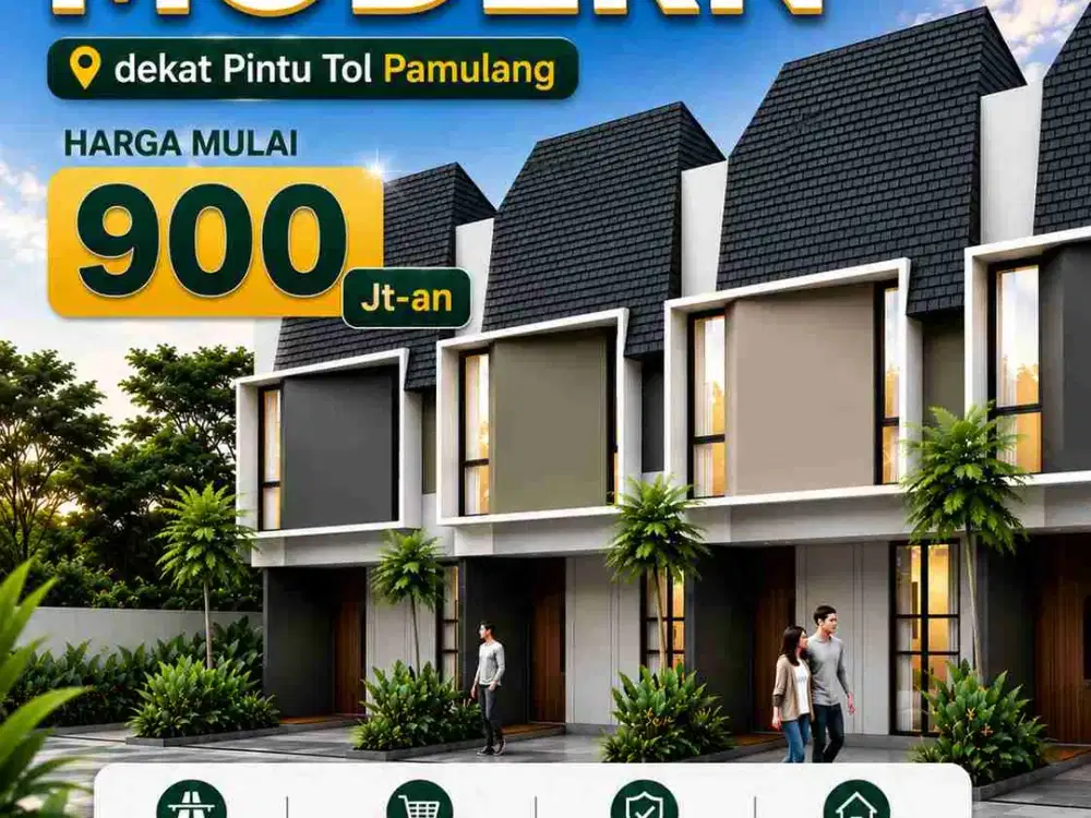 Rumah Dekat Tol Pamulang mulai 900 Jutaan