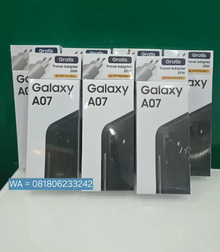 Samsung A07 4+4/64 Baru garansi resmi.bisa cod