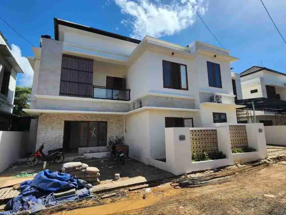 Rumah Elite Modern Minimalis Bentar Lagi Selesai Dibangun Alias Jadi Ready Unit, Harga Ekonomis di Jimbaran, Badung