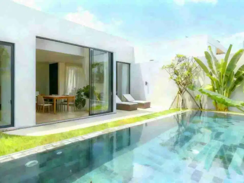 Villa Modern Minimalis Harga Ekonomis, Lokasi Strategis di Canggu Utama, Bali Dekat Mall Canggu