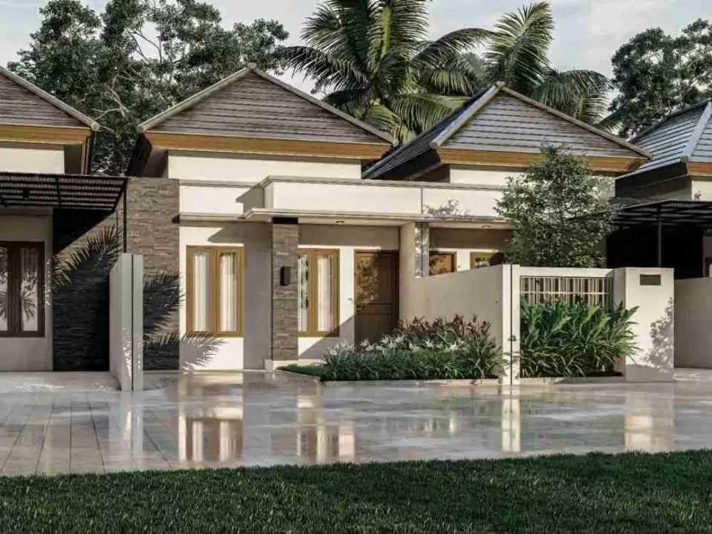 Rumah Modern Minimalis Harga paling Terjangkau saat ini. Lokasi Strategis di Kampial, Nusa Dua dekat pantai2 selatan Bali