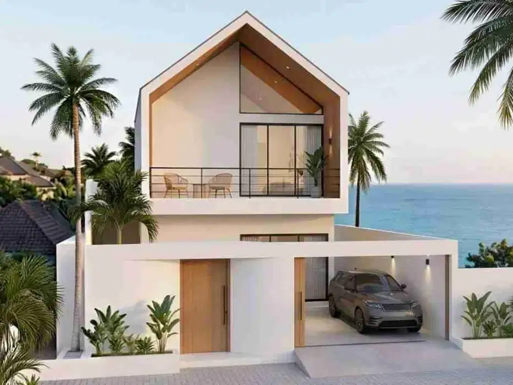 Villa 2 Lantai Modern Minimalis, View Laut di Dharmawangsa, Kampial, Nusa Dua, Badung Dkt Pantai2 Selatan Bali