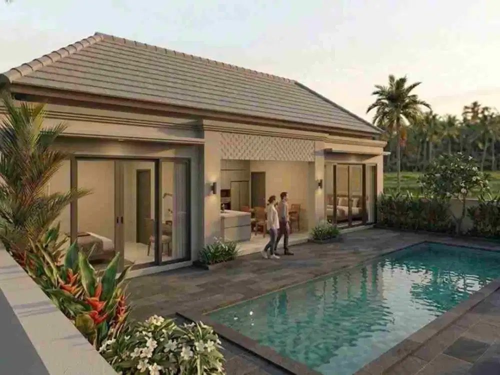 Villa View Sawah, Harga murah hanya 1,212 M di Saba, Gianyar. Sangat Cocok Buat yang Mau Belajar Investasi Property di Bali