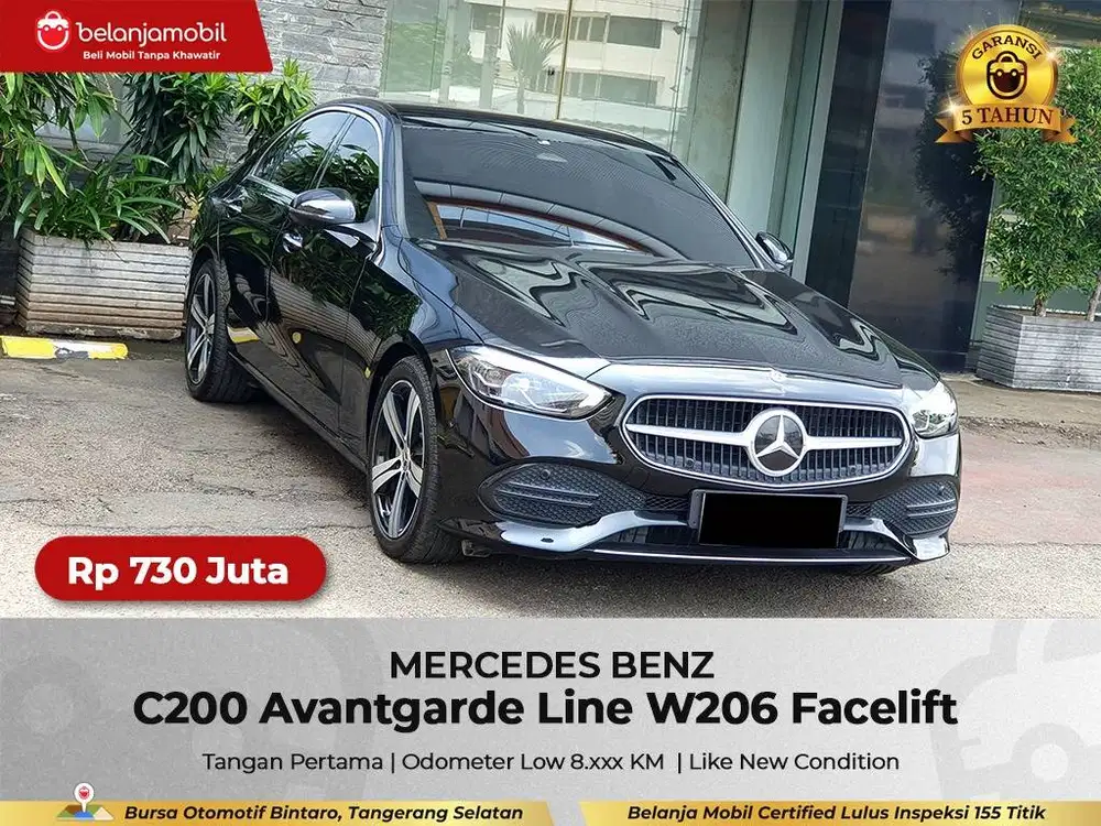 [LOW KM 8RB] Mercedes Benz Mercy C 200 C200 Avantgarde W206 2024/2025