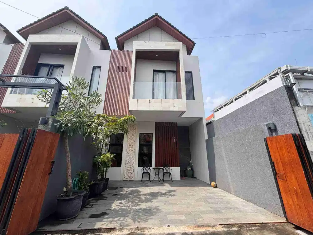 Rumah Modern Minimalis 2 Lt, Lokasi Strategis di Tukad Balian, Densel dekat Sanur, Renon & Kuta