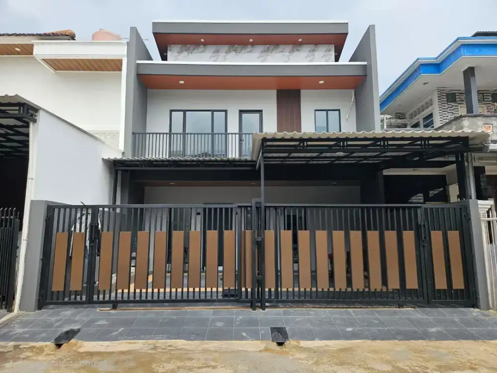 DIJUAL Rumah Baru Full Renovasi dengan Lokasi yang Strategis Dekat Tol di Taman Modern Cakung, Jakarta Timur