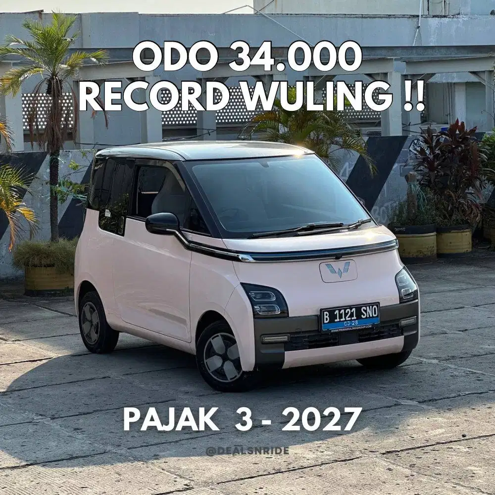 ODO 34.000 ANTIKK !! PAJAK 3/2027 WULING AIR EV LONG RANGE 2022 MURAH