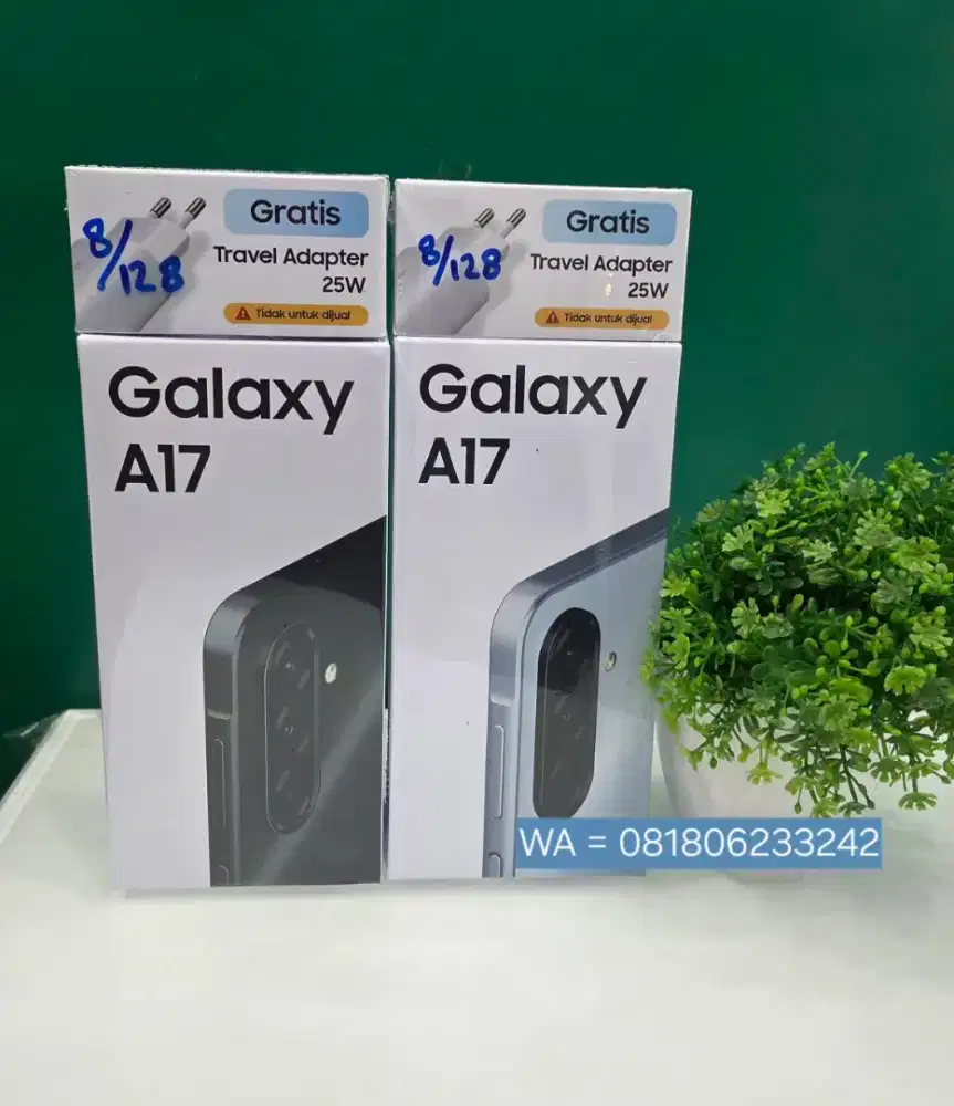 Samsung A17 lte 8+8/128 Baru Garansi resmi.bisa cod.bisa cicilan.